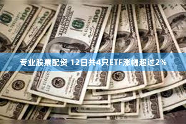 专业股票配资 12日共4只ETF涨幅超过2%