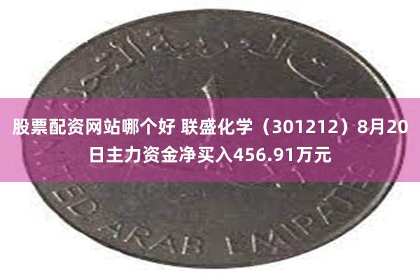 股票配资网站哪个好 联盛化学（301212）8月20日主力资金净买入456.91万元